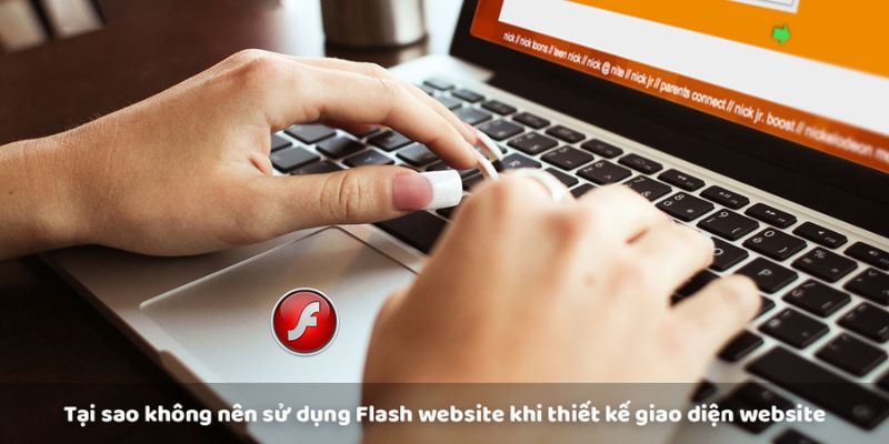 Lý do không sử dụng Flash website