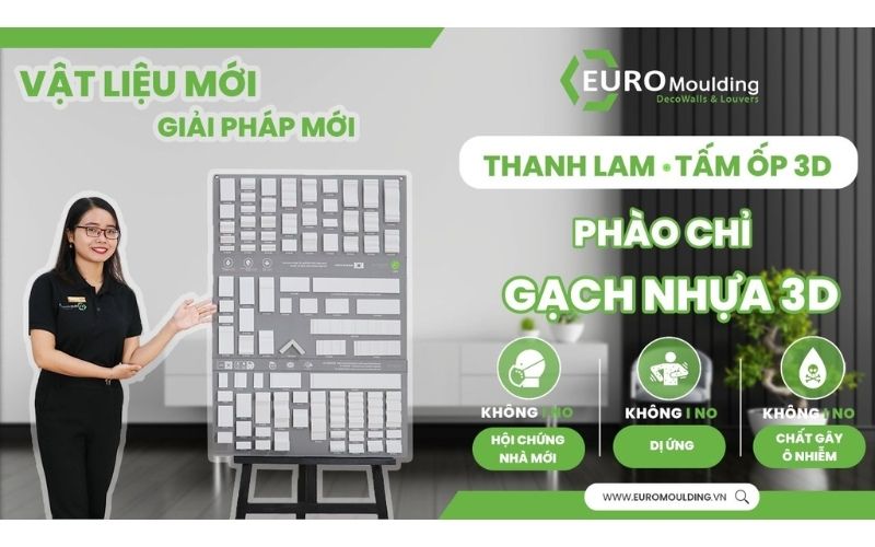 phào chỉ nhựa 3D Euro Moulding