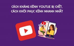 cách kháng kênh youtube bị chết
